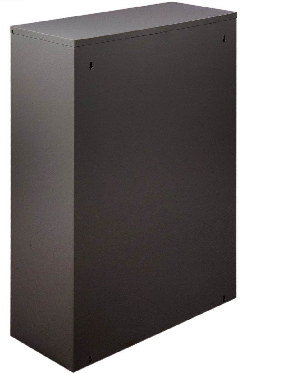 2 Drawers Metal Recycling/Waste Bin Black